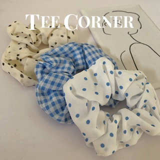 Dây buộc tóc Scrunchie Họa tiết dễ thương
