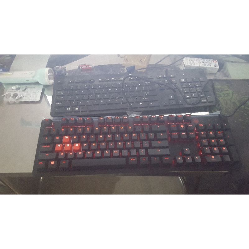 Bàn phím cơ HP Omen 1100 blue switch new seal