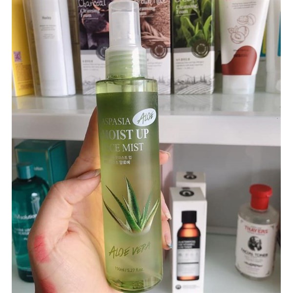Xịt khoáng lô hội Aspasia Moist Up Face Mist Hàn Quốc 150ml khoáng nha đam dưỡng trắng da chính hãng | BigBuy360 - bigbuy360.vn