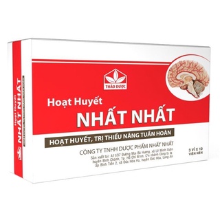 Hoạt huyết nhất nhất phòng ngừa tai biến đột quỵ