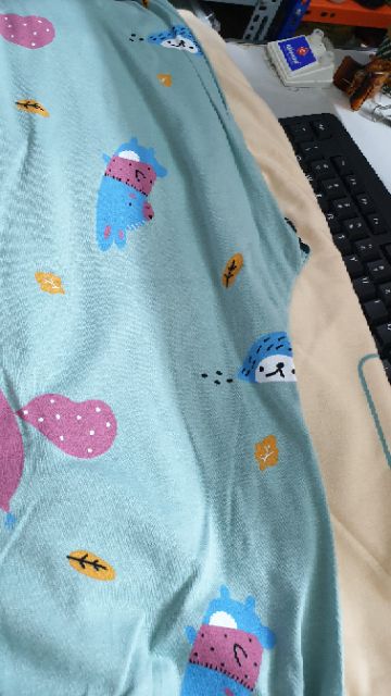 Bộ mặc nhà cotton đẹp có ảnh thật