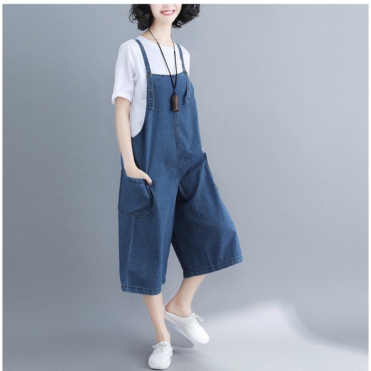 [ORDER] Yếm denim bigsize (fit đến 80kg) - Có ảnh thật | BigBuy360 - bigbuy360.vn