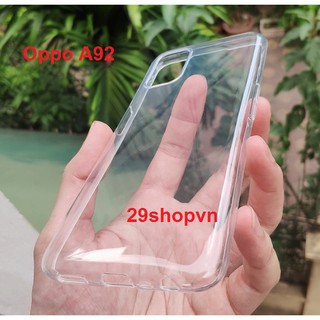 Ốp Oppo A92 2020 Silicone Dẻo (Loại đep)