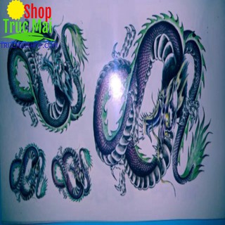 Hình xăm dán rồng 3d ( hình chụp thực tế)