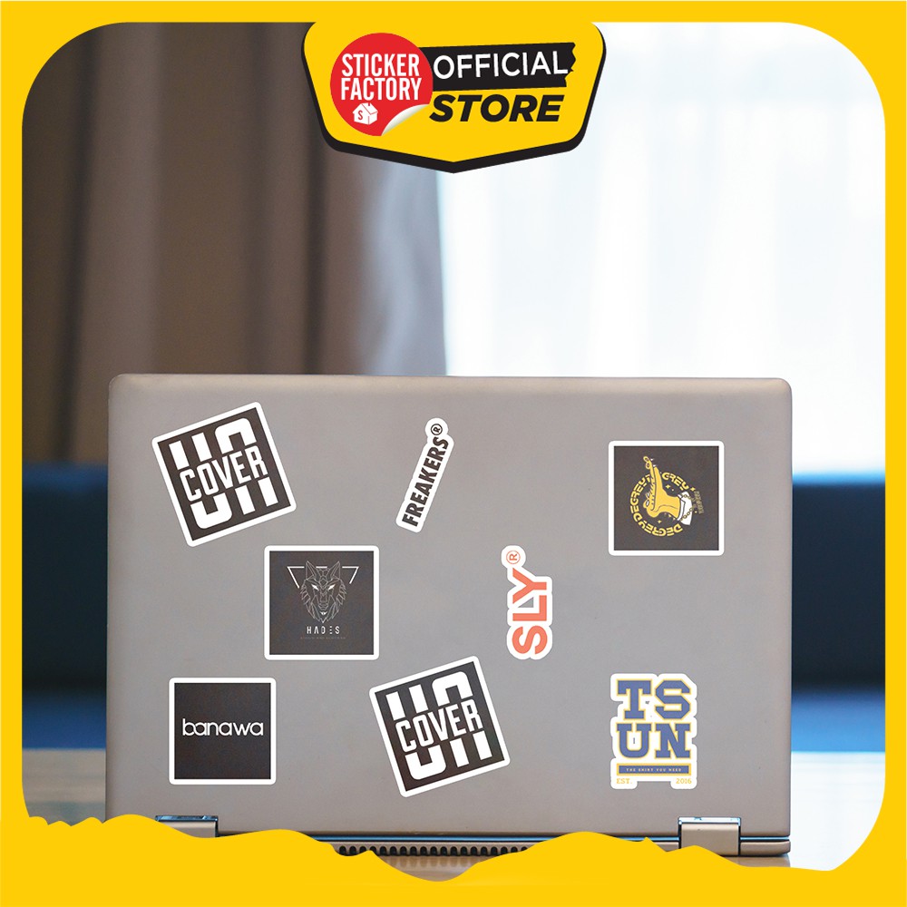 Hộp set 30 sticker decal hình dán nón bảo hiểm , laptop, xe máy, ô tô STICKER FACTORY - Local Brand