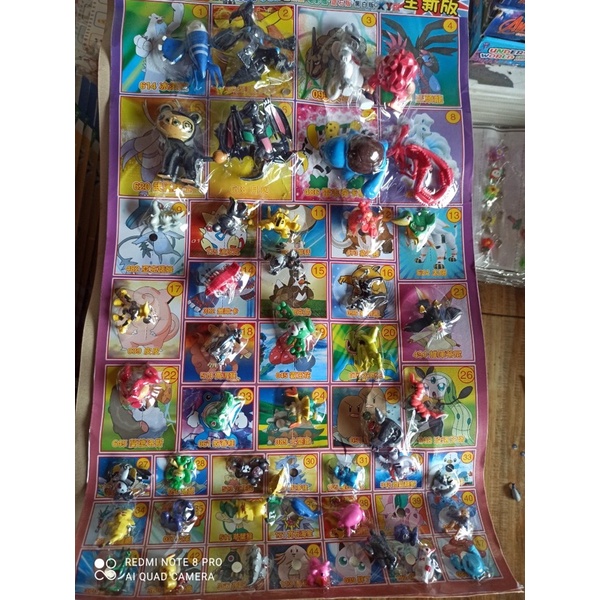 vỉ bốc thăm trúng thưởng mô hình Pikachu.150 phiếu thưởng.siêu đẹp