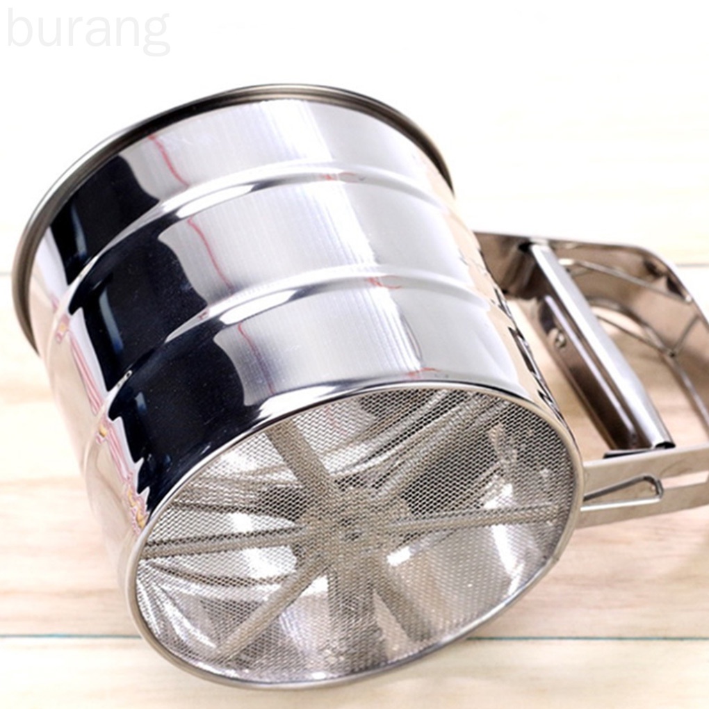 Cốc Rây Bột Bằng Thép Không Gỉ Tiện Dụng Cho Nhà Bếp
