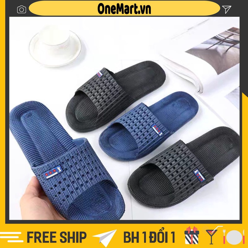 Dép Nhựa 3 Sao Nam Nữ Quai Ngang Đi Trong Nhà/ Nhà Tắm - Onemart