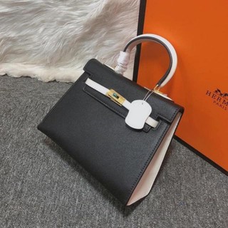 túi HM pha màu size 25 khóa bạc fullbox