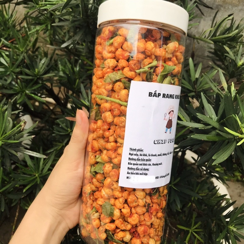 Bắp Rang Khô Bò Hũ 500g ChipFood | Hàng Chuẩn Bảo Đảm Chất Lượng | Hoàn Trả 100% Nếu Không Như Mô Tả | Ăn Vặt Hà Nội