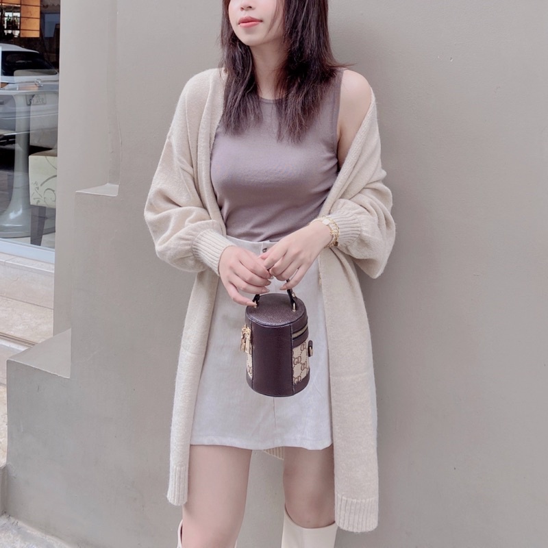 Áo khoác len lông cừu FANSIX - AL03 áo cardigan len dày | BigBuy360 - bigbuy360.vn
