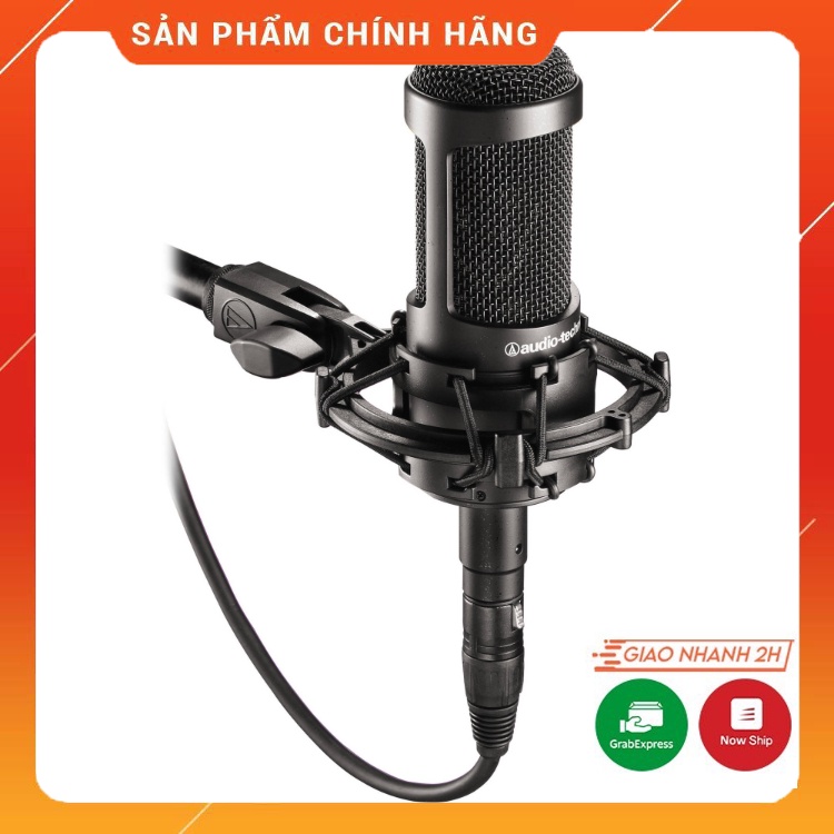 Mic Thu Âm Technica AT2035. Chuyên Thu Âm, Livestream, Lọc Tạp Âm Tốt, Thiết Kế Chuyên Nghiệp. Bảo Hành 12 Tháng