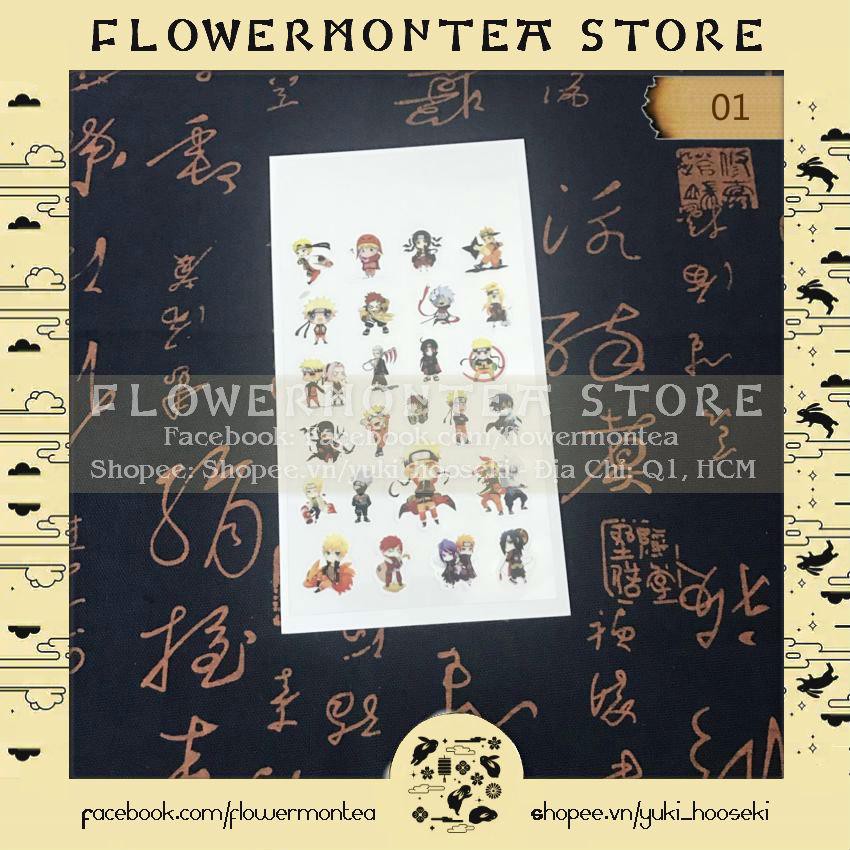 Hình Dán | Sticker - Naruto (3 Mẫu)