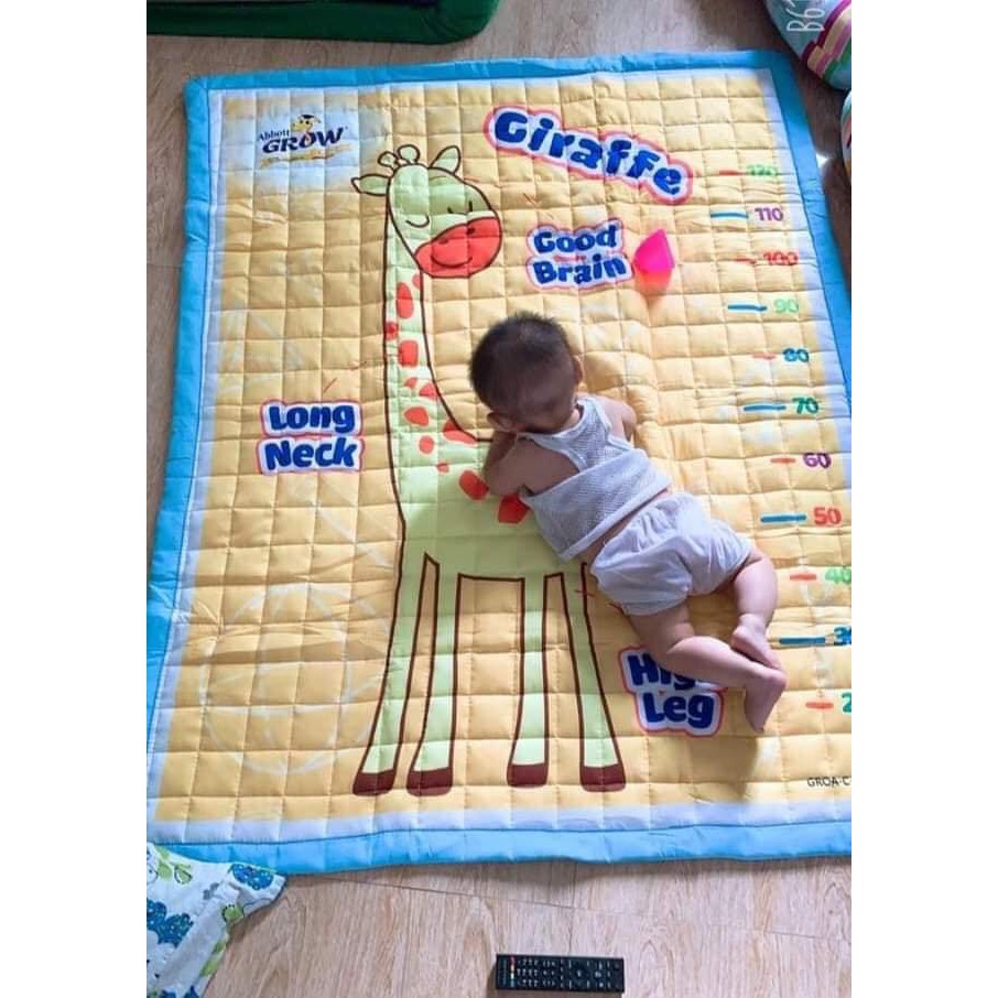 THẢM NẰM CHƠI GROW CHO BÉ 1M2X1M5