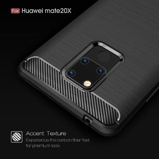 Ốp điện thoại bằng silicon sợi carbon mềm cho HuaweiMate20 x Mate20 Pro Mate 20 lite mate 20 x