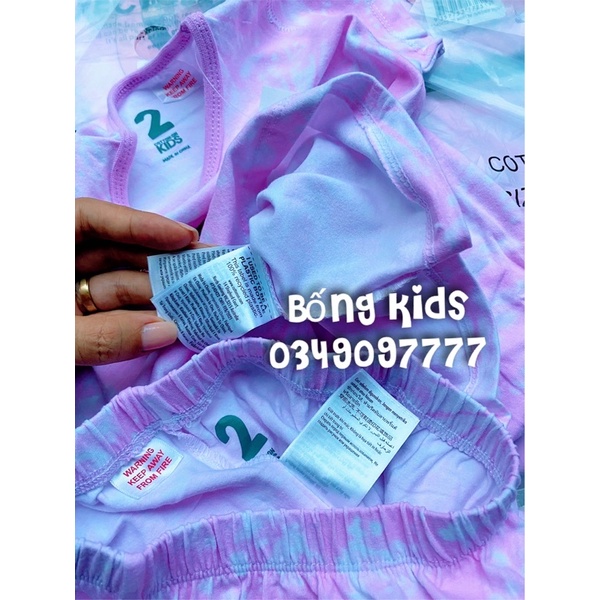 Bộ Hè Bé Gái Thun Cotton Khỉ Hồng CottonOn