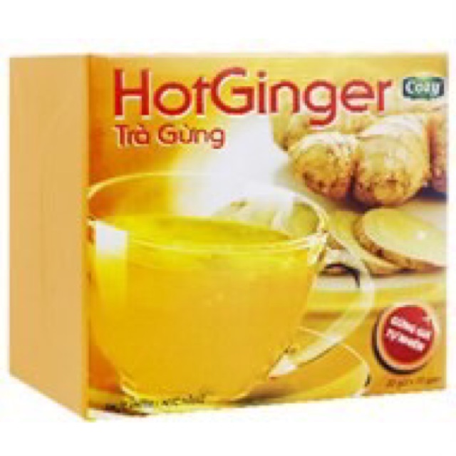 Combo 10 Hộp Trà Gừng Cozy Hot Ginger 20 * 10gr