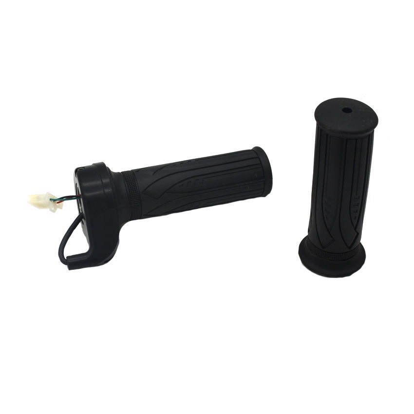 Tay ga xe điện cao xu không nút cho xe điện, xe 3 bánh