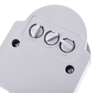 Outdoor 12V DC Automatic Infrared PIR Motion Sensor Switch for LED Light, Gray