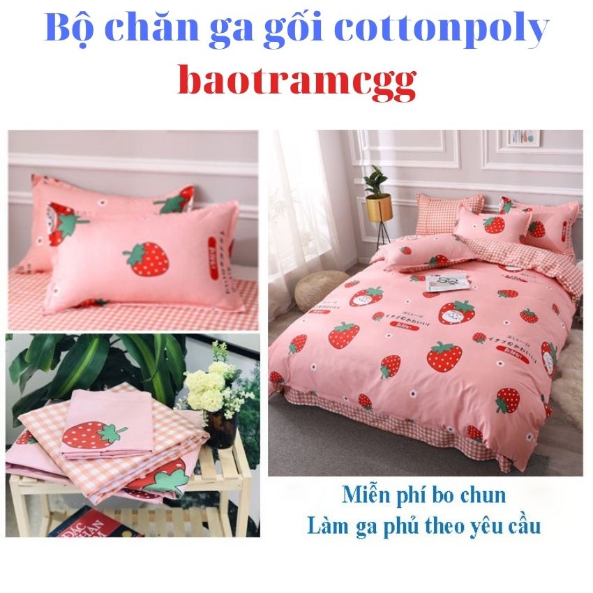 [Xả Kho]Bộ Chăn Ga Gối Cotton Poly Nhập Khẩu mẫu mới nhất | BigBuy360 - bigbuy360.vn