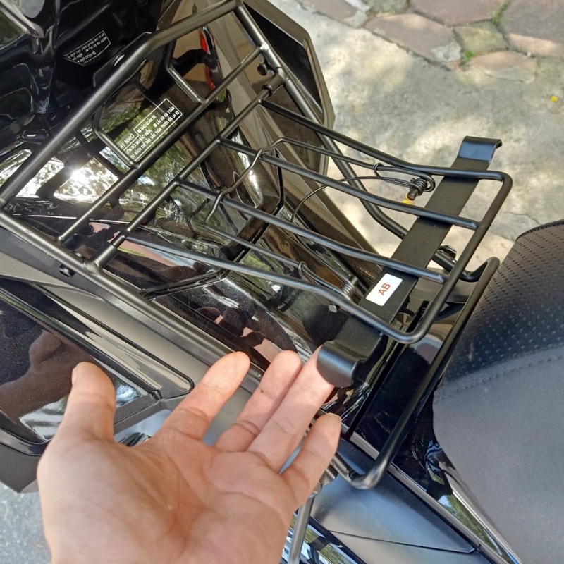 Baga Ab 2016-2022 Đen Sơn Tĩnh Điện Thép 10ly Siêu Chắc Gắn Zin Nên Xe