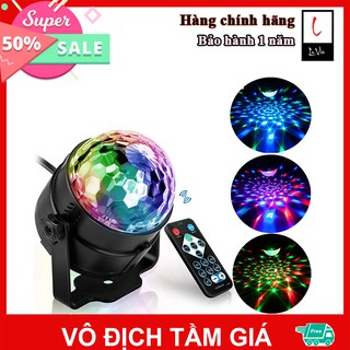  Đèn Led Cầu Pha Lê Xoay Cảm Biến Âm Thanh | Đèn Nháy Vinahouse Cực Sành Điệu, Cảm Biến Nháy Theo Điệu Nhạc