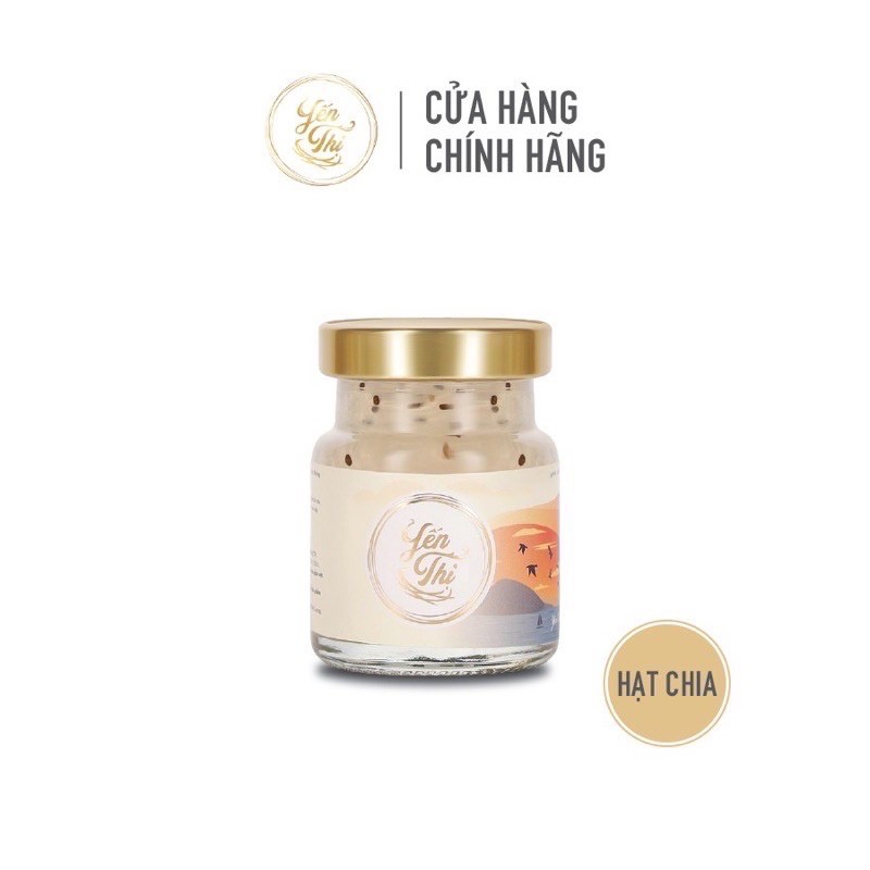 YẾN CHƯNG HẠT CHIA - YẾN THỊ - YẾN HŨ NGUYÊN CHẤT - YẾN TƯƠI CHƯNG SẴN - Hũ yến 12gram 70ml