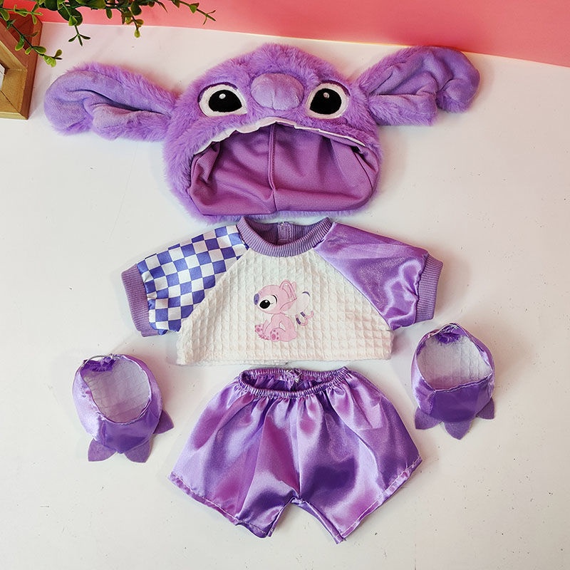 Gấu Bông Lena Mặc Đồ Dễ Thương Kích Thước 30cm