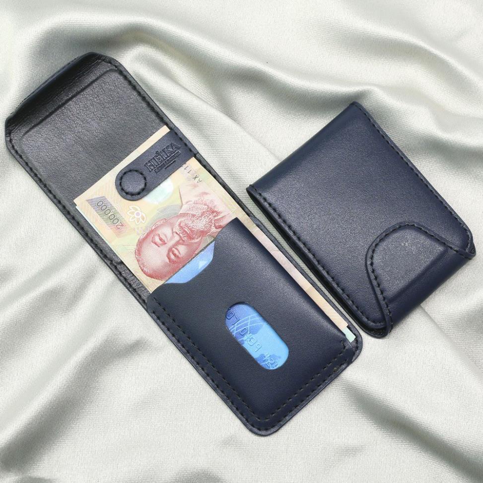 Bóp Nam Mini slim da bò thật nguyên tấm thương hiệu Heika ⚡