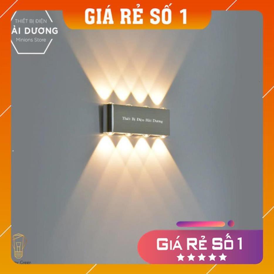 Giá rẻ số 1 - Đèn Hắt Tường 2 Đầu Chiếu Sáng DT-168 6w - DT-169 8w Ánh Sáng Trắng/Vàng - Led Siêu Sáng