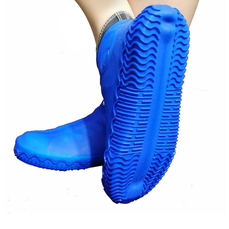 Cặp vỏ bọc giày chất liệu silicon chống trượt khi đi mưa có thể tái sử dụng