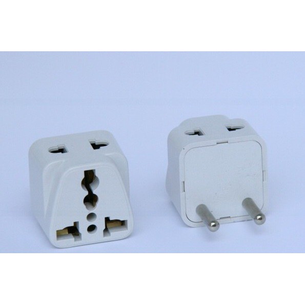 MADE IN THAILAND- Ổ cắm điện  chuyển đổi 3 chấu thành 2 chấu, ổ cắm chia đôi model PS18A2