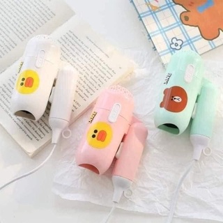 Máy sấy tóc mini gấp gọn hình thú đáng yêu