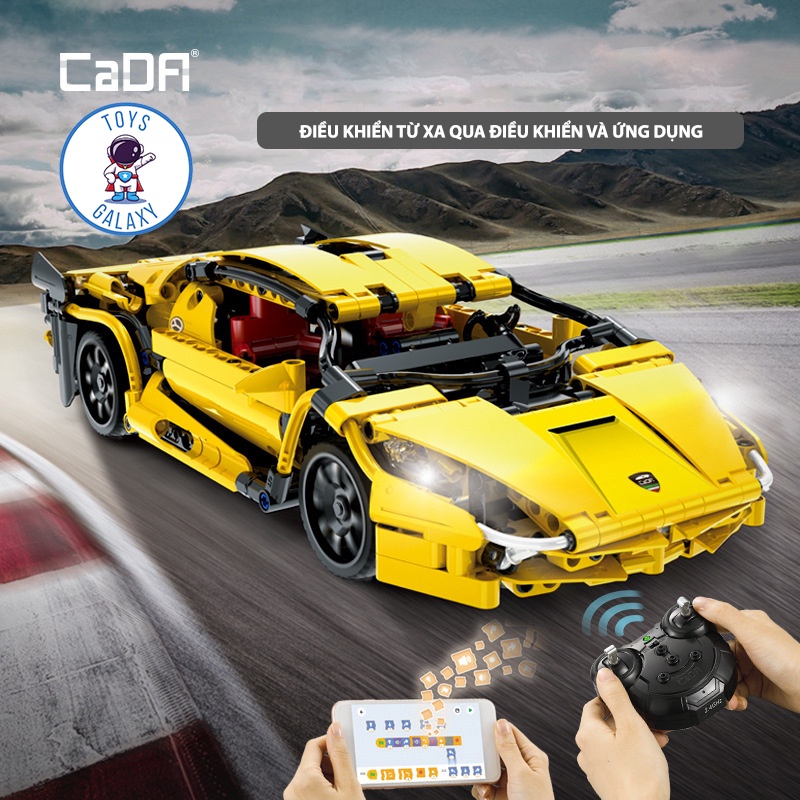 Đồ Chơi Lắp Ráp Kiểu LEGO Mô Hình Điều Khiển Từ Xa RC Technic Siêu Xe Lamborghini Sian C51055