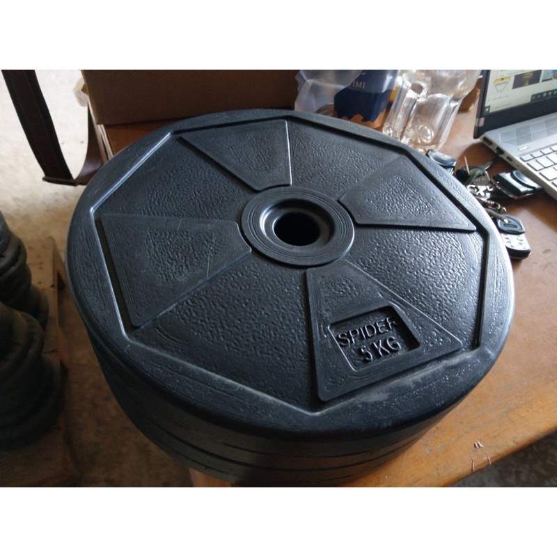 Bánh tạ nhựa 5kg Spider nhựa cao cấp