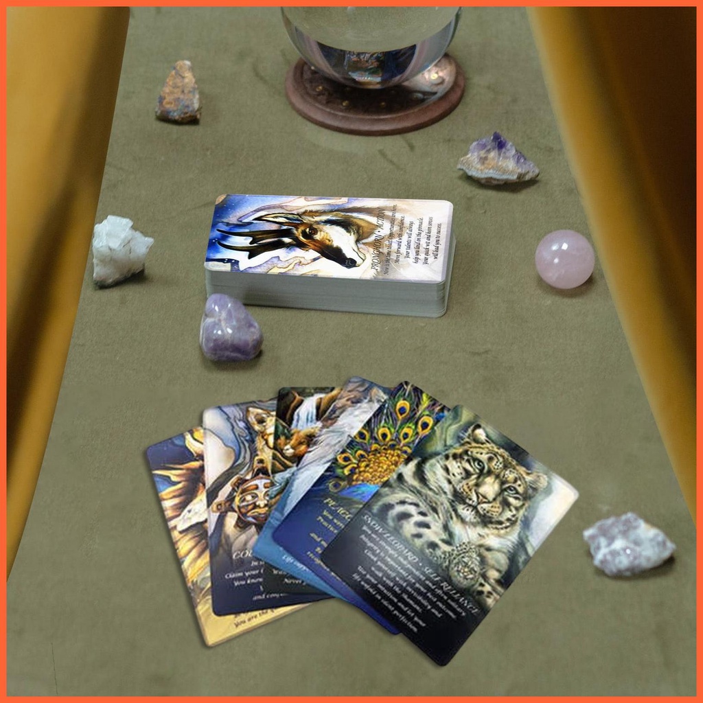 Bộ Bài Tarot Tiếng Anh Hình Động Vật
