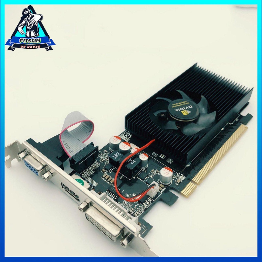Card đồ họa NVIDIA GeForce GT210 1GB 64bit HDMI VGA / DVI máy tính chơi game