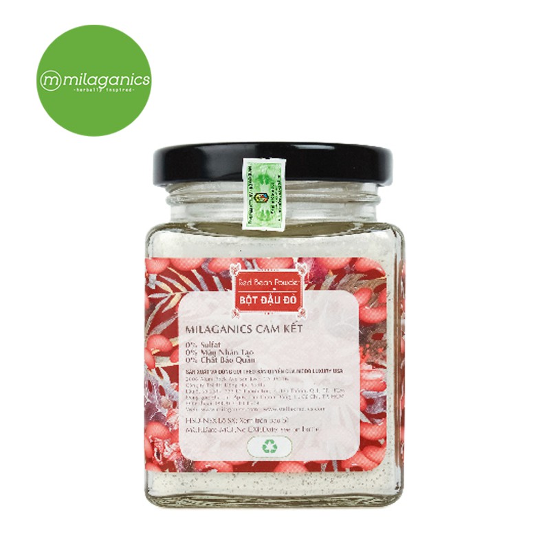 Bột đậu đỏ Milaganics hũ 100g | BigBuy360 - bigbuy360.vn