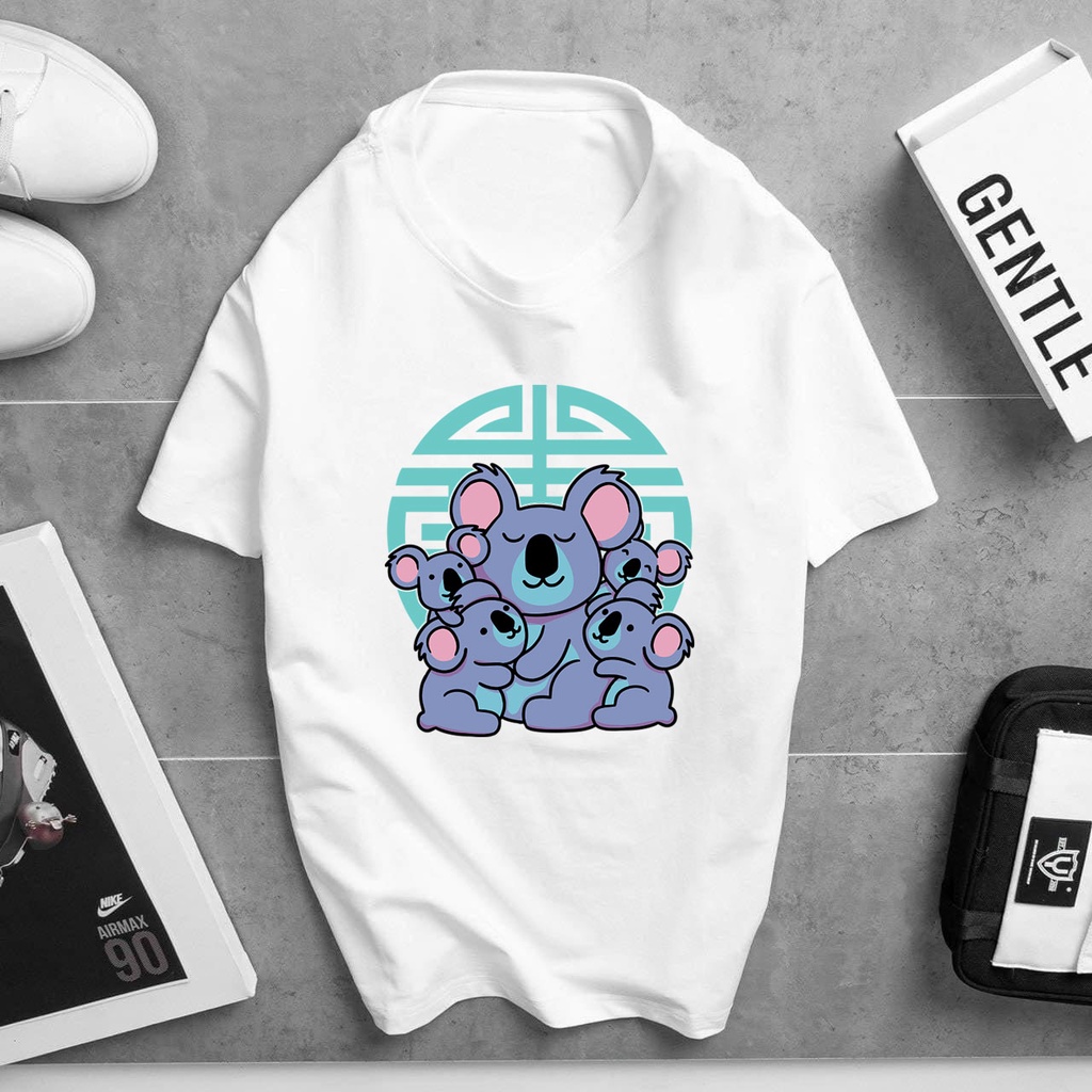 Áo thun cotton da cá có hình chú gấu túi koala không ai có ,giá siêu hạt dẻ - mg78