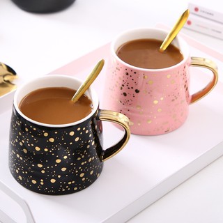 CỐC SỨ TAY CẦM MÀU VÀNG