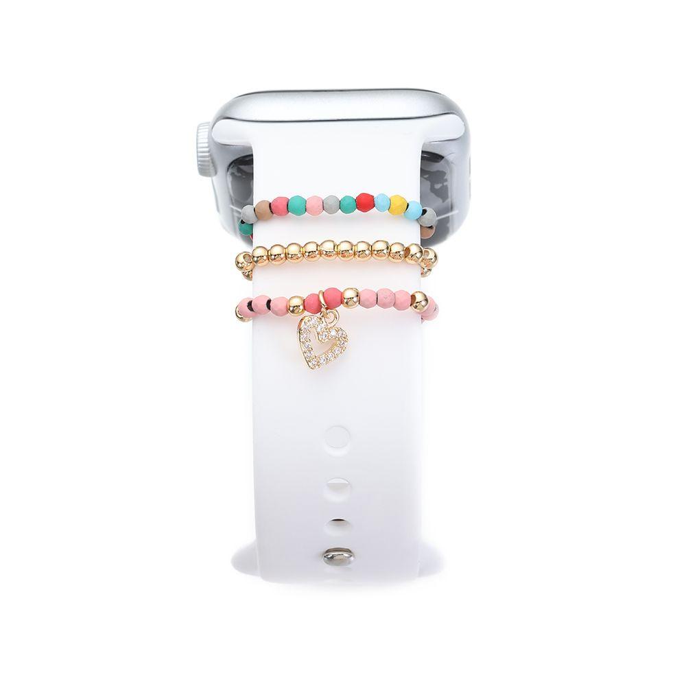 MYRONGVN Set 3 Dây Đeo Tay Thời Trang Cho Đồng Hồ Thông Minh Apple Watch