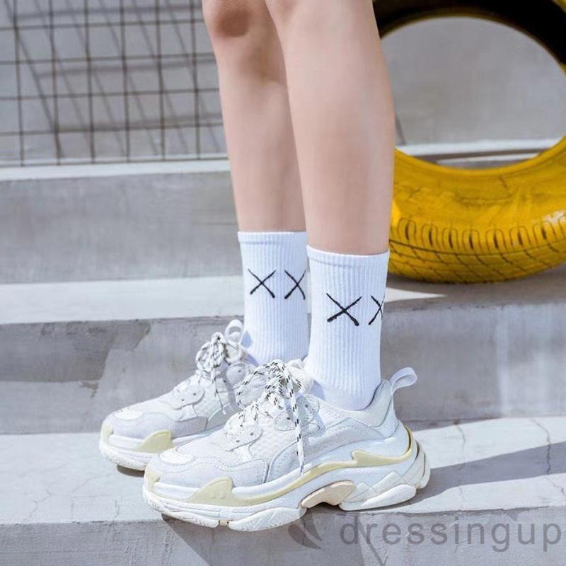 Tất thể thao hình chữ thập chống sốc thoải mái cho nữ