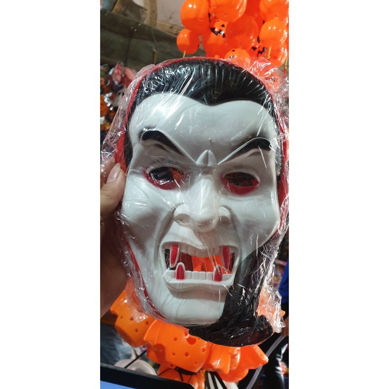 Mặt nạ dracula ma cà rông có/không có tóc đồ chơi halloween