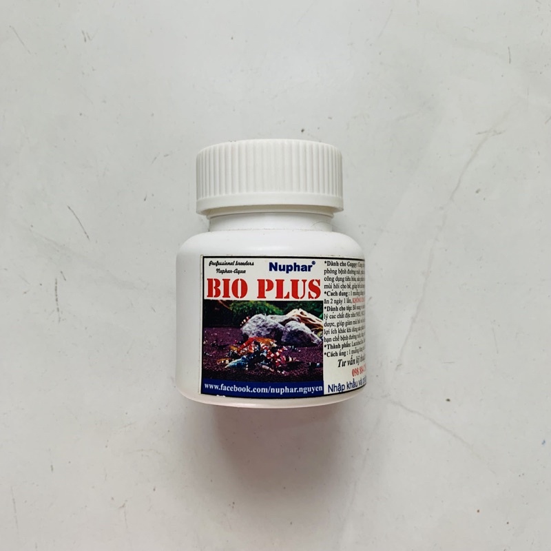 BIO PLUS NUPHAR - MEN TIÊU HÓA CHO CÁ TÉP