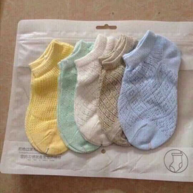 Set 5 đôi tất lưới trẻ em