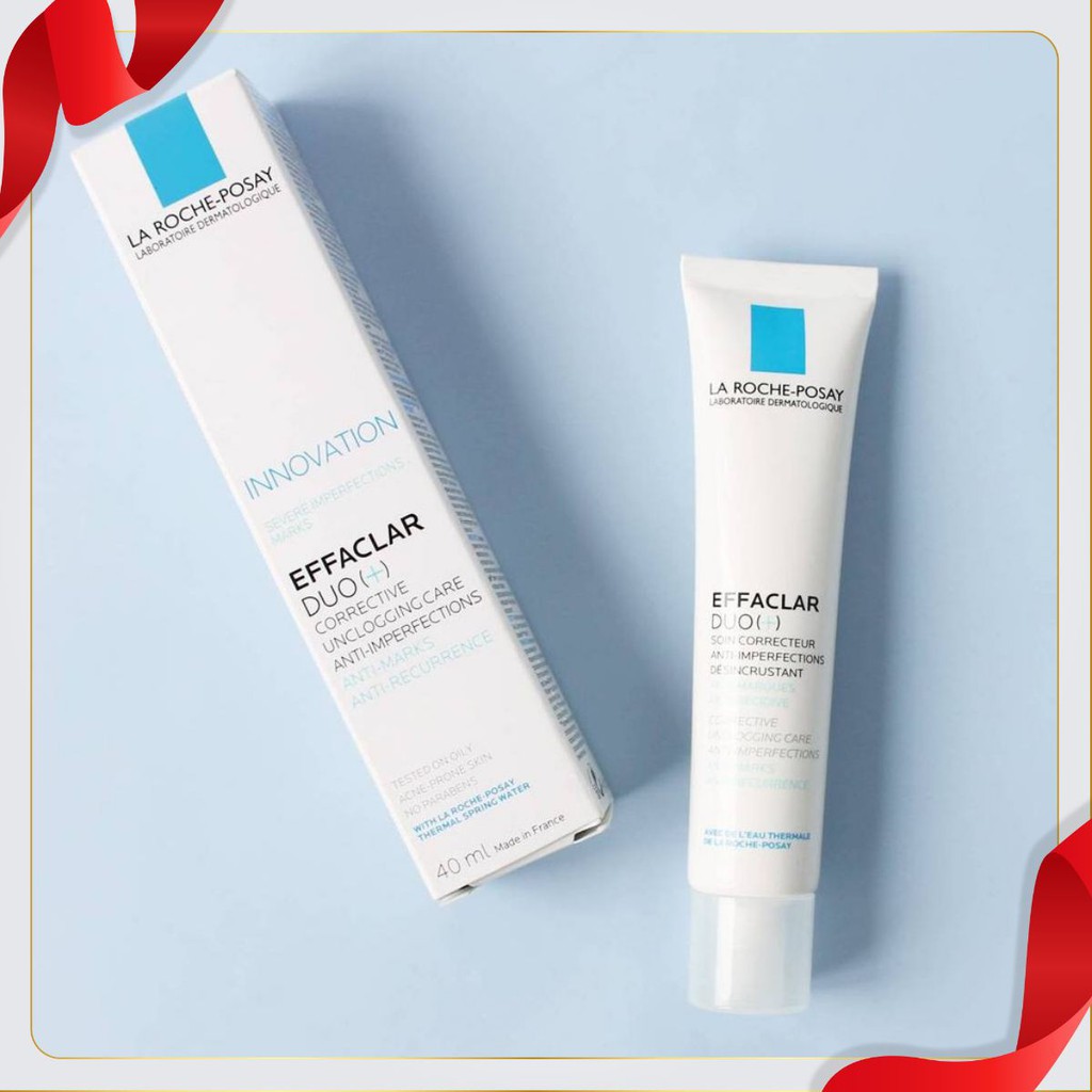 [ĐẸP TỰ NHIÊN] Kem mụn La Roche-Posay Effaclar Duo [+] [XANH TRÁI ĐẤT]