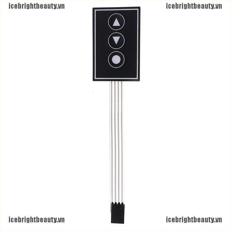 Tấm phím màng công tắc 3Key ma trận 36*55mm 3 phím