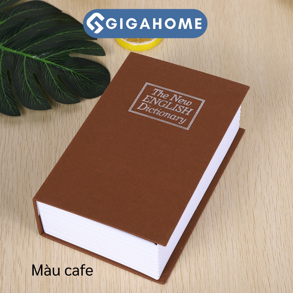 Két Sắt Hình Bảo MậtGIGAHOME Hình Quyển Sách Cho Bé, Loại Nhỏ 10005