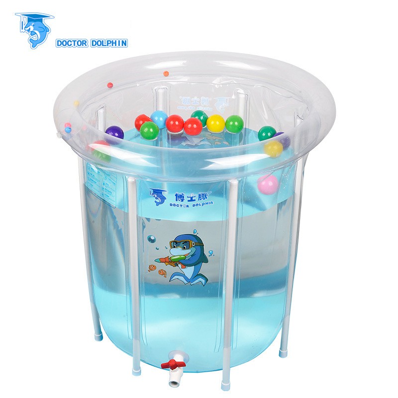 Bể bơi thành cao Umoo Doctor Dolphin mẫu mới 2023 bản nâng cấp