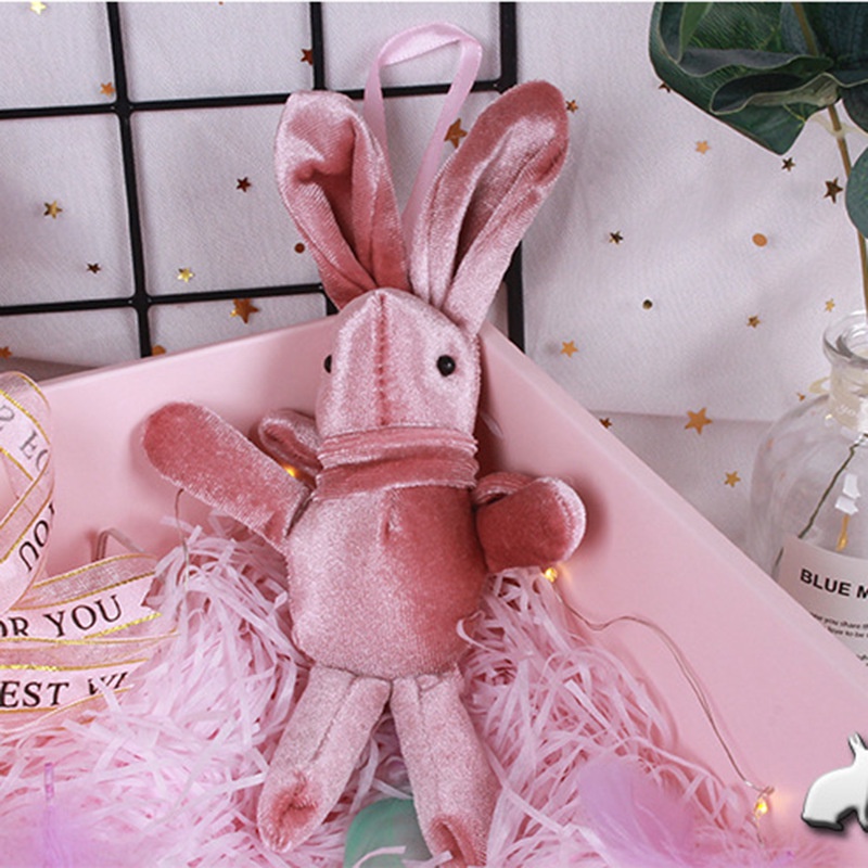 Thỏ Nhồi Bông Đồ Chơi 20CM Có Móc Treo